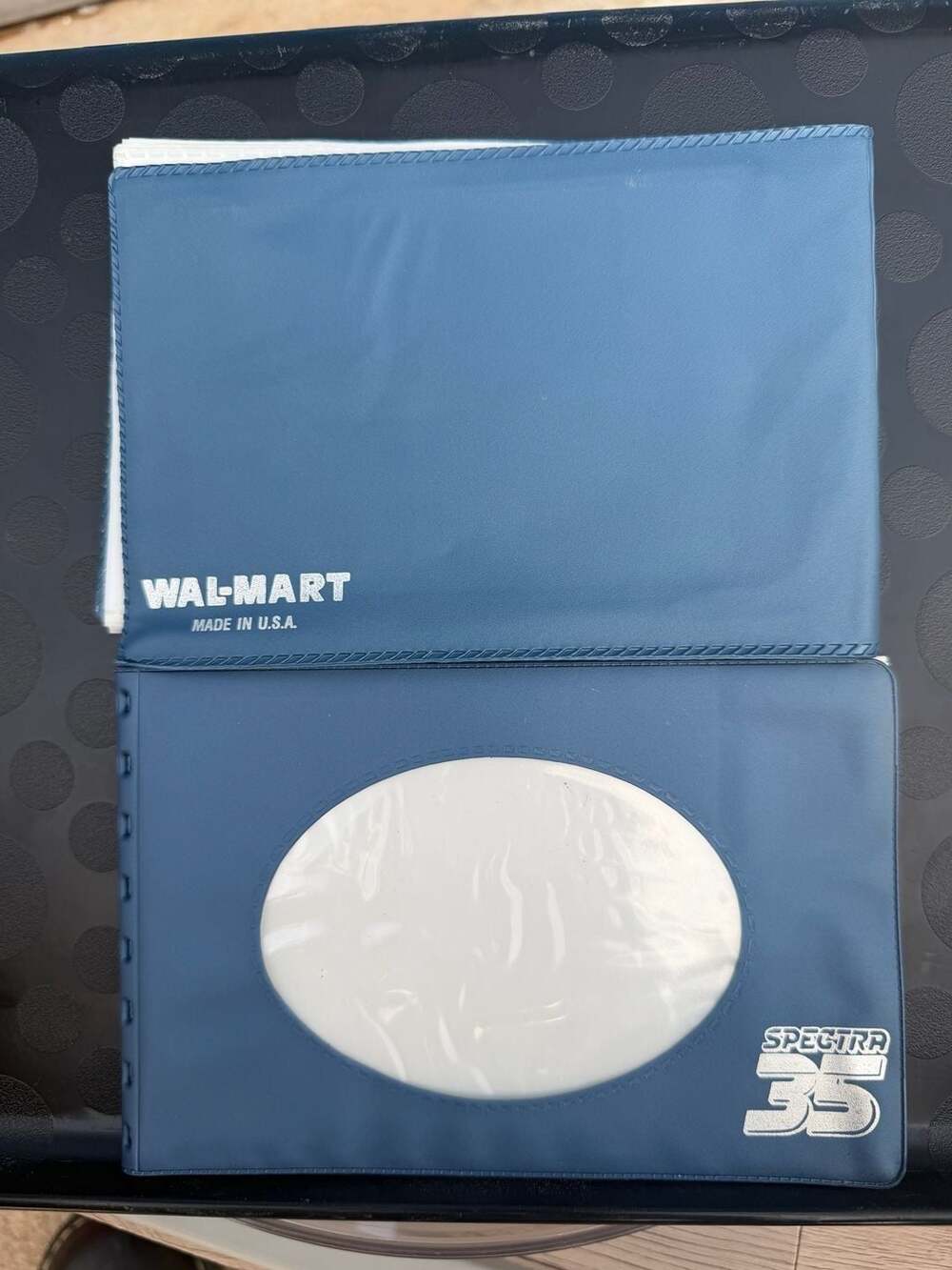 Vintage Wal-Mart Spectra 35 Blue Photo Albums Set of 2